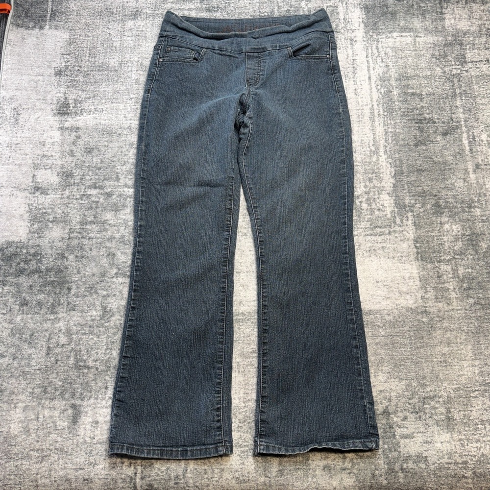 JAG Jeans Women Fit 33x31 High Rise Boot Leg Comfort Pull On Stretch Y2K Western